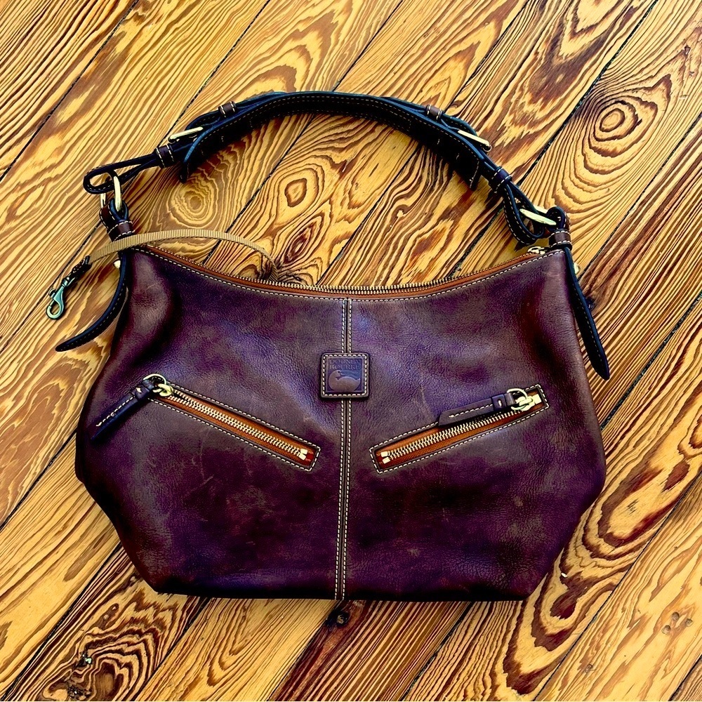 Dooney & Bourke Premium Florentine Leather Handbag Satchel Shoulder Strap